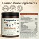 thumbnail image 3 of Multivitamínico para perros EYUTRD Pupganics 5 en 1 sabor res 60 masticables, 3 of 9