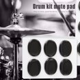 thumbnail image 3 of Almohadillas de silencio de batería 6 unids/set silicona Snare Drum Mute Pads amortiguador silenciador para accesorio de instrumento FLhrweasw Nuevo, 3 of 5