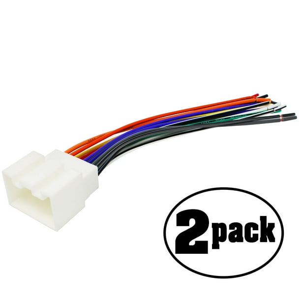 2-Pack Replacement Radio Wiring Harness for 2004 Ford F ... 93 ford f 250 radio wiring harness 