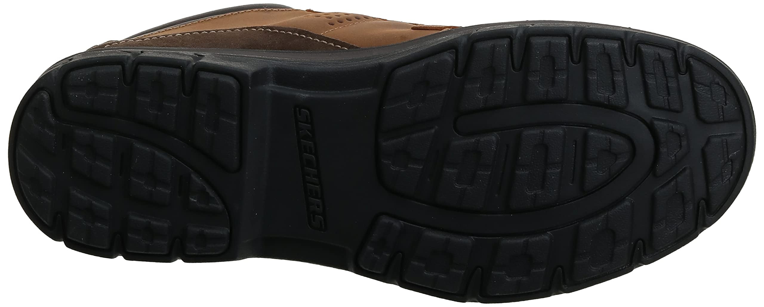 Skechers USA Men's Segment Melego Ankle Bootie,Dark Brown,12 2W US