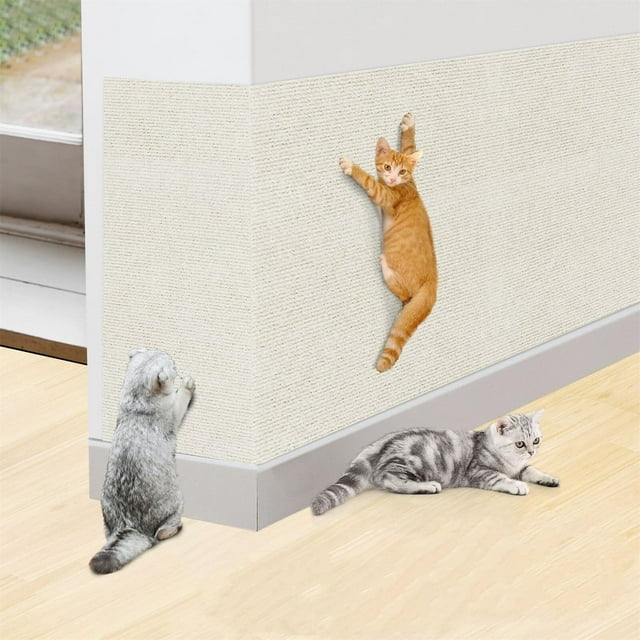Alfombrilla para rascar gatos, protección de muebles antiarañazos, autoadhesiva, alfombrilla para rascar gato, resistente a los arañazos, alfombrilla reutilizable para rascar gatos, para muebles, sofá