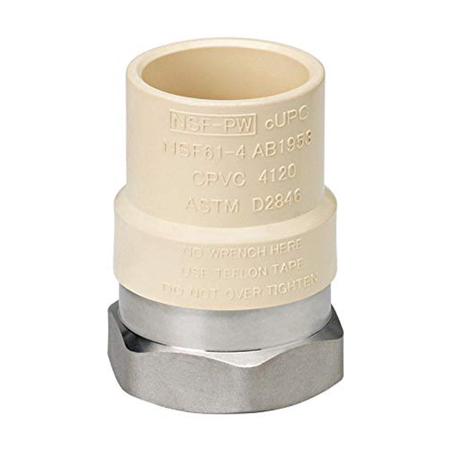 Adaptador de transición Homewerks Worldwide de 1 pulgada FPT CPVC