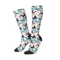 thumbnail image 2 of Balery Butterfly Printed Novelty Socks Men's Women's Crew Socks Sports Socks Knee High Socks Cotton Socks Quirky and Cool Socks, 2 of 9