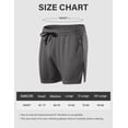 thumbnail image 3 of Arjen Kroos Men Athletic Running Shorts 3 Inch Quick Dry Workout Shorts Sports Gym Shorts with Pockets, 2 Pack, 3 of 8