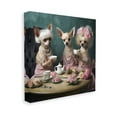 thumbnail image 4 of Stupell Industries Chihuahua Tea Party Animals & Insects Painting Gallery Wrapped Canvas Art Print Wall Art, 17 x 17, 4 of 8