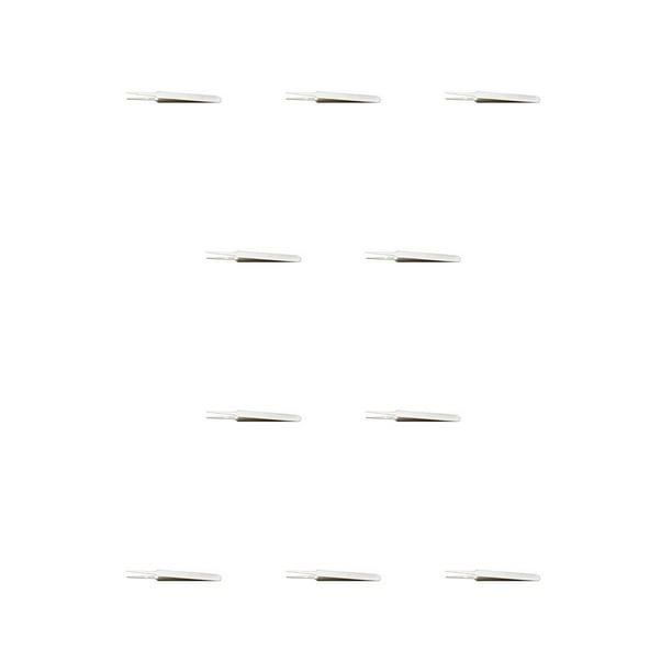 Seitruly Pinzas para pestañas, punta antiestática de alta precisión, pinza para cejas, duradero, resistente al desgaste, suministros para pestañas catorce 10piezas Seitruly CBP364019