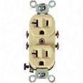 thumbnail image 1 of 20Amp 3Wire Grounded Duplex Receptacle - Ivory, 1 of 1