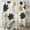 Golden Black, variant on Watercolor Floral Shower Curtain Sets,Blue Beige Flowers Bathroom Curtains,Modern Minimalist White Bath Curtain, Waterproof Fabric with 12 Hooks 72x72 Inches