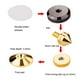thumbnail image 4 of Picos Altavoz 4 Uds Soporte Amplificador Subwoofer Almohadillas Base Aislamiento para Tocadiscos, 4 of 9