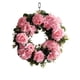 thumbnail image 2 of Yusimy 13.78-Inch Spring Wreath Decor Artificial Rose Hydrangea Wreath for Home Decor, 2 of 6