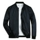thumbnail image 1 of Chaquetas Hanzidakd para hombre, abrigos de invierno y otoño, manga larga, color liso, cuello alto, bolsillo con cremallera completa, ligeras, gabardinas holgadas, cárdigan informal, tops, azul, 1 of 8