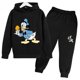 thumbnail image 2 of Nueva sudadera con capucha y pantalones con estampado de Mickey Mouse de Disney para niños de primavera, conjunto de ropa de alta calidad para niñas pequeñas, 2 of 5