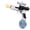Yellow, variant on Transparent Electric Automatic Water Spray Blaster, Drum Mag Water Blaster for Summer Outdoor Game