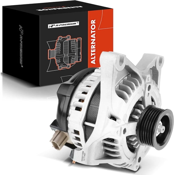 A-Premium Alternator Compatible with Ford Expedition 2006 2007 2008 & Lincoln Navigator 2006 2007 2008, V8 5.4L, 12V 150A 6-Groove Pulley Clockwise
