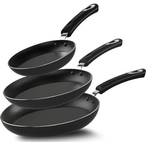 GPED 3-Piece Nonstick Frying Pan Set, 8" 9.5" 11" Skillets