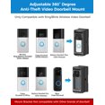 thumbnail image 2 of Soporte de videoportero antirrobo ajustable 360° para Ring, 2 of 6