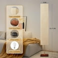 thumbnail image 5 of 65“ Floor Lamp for Living Room, RGB Color Changing-2700K-6000K Led Floor Lamp Standing Lamp Corner Floor Lamp with Remote Control Modern Floor Lamp for Bedroom, Office Beige(Bulbs Included), 5 of 14