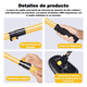 thumbnail image 4 of "Paño Limpieza Ikanet St001 Franela Amarillo Pack 5 Unidades Suave Duradero Belug, Amarillo ", 4 of 5