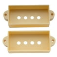 thumbnail image 3 of Musiclily Pro Plastic Precision Bass Pickup Covers Set for Fender Precision Bass, Cream (Set of 2), 3 of 5