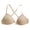color-M, variant on Women Front Closure Push Up Bra Supportive Tshirt Padded Deeps V Plunge Bras Spaghetti Straps Underwire Triangle Bralette