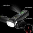 thumbnail image 2 of Bike Light, USB Rechargeable Bicycle Cycling Headlight Front Bike Light Mountain Bike Light 400 Lumen LED Flashlight, IPX4 Waterproof Bike Light Wider Vision, 2 of 5