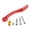Red, variant on Bike Chain Deflectors Aluminum Alloy Chain Bicycles Chain Guide Chain Guard Catcher Chain Guide Catcher Keeper