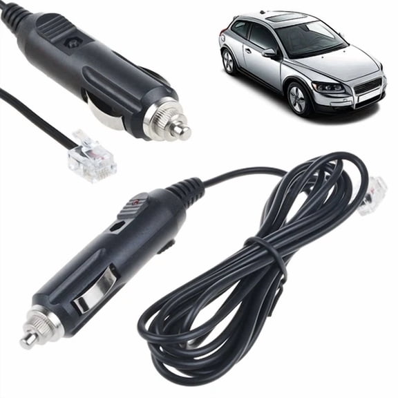 6Ft Car Power Cord For Beltronics 995 Detector Straight Cord