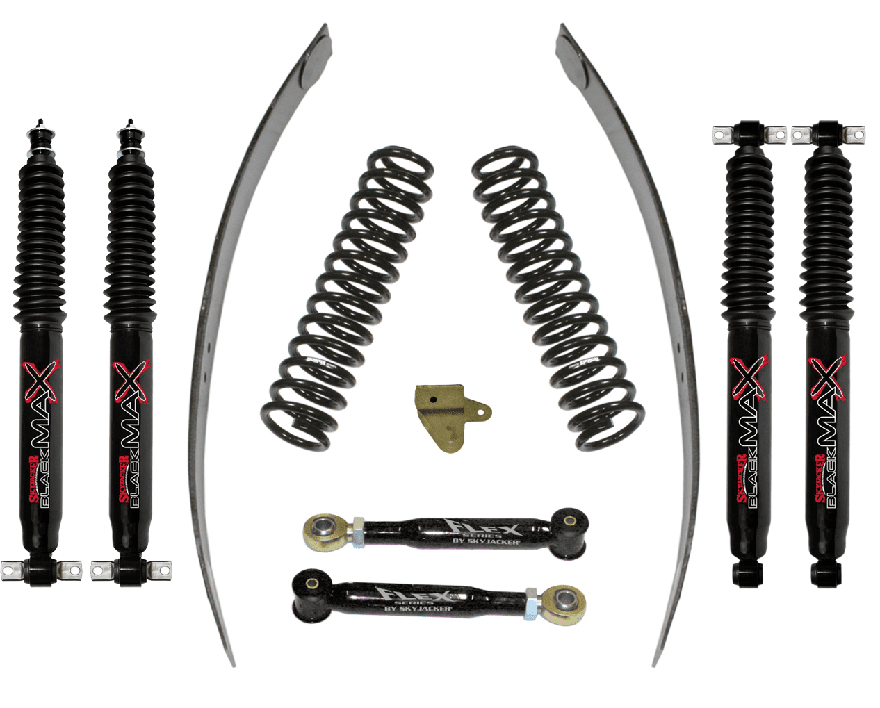 Add-A-Leaf and ES3000 Shocks for Jeep XJ 84-01 Pro Comp K3058B 3 Lift Kit with Coil 