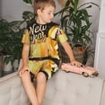 thumbnail image 4 of Balery Happy New Year 2025 C Conjunto de Pijama Infantil de Manga Corta con Estampado – Ropa de Dormir de Algodón Suave-Medium, 4 of 6