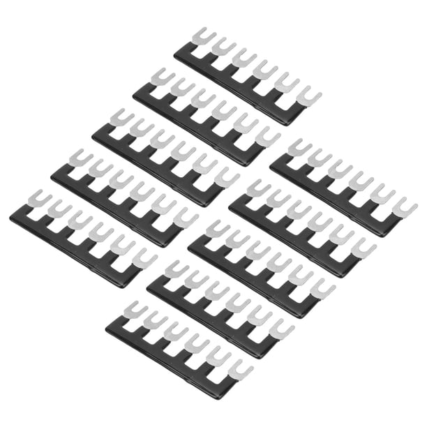 Tira De Terminales, Tipo De Horquilla Ampliamente Utilizada 400V 25A Bloques De Tiras De Terminales De Voltaje Soportado Para Electrodomésticos