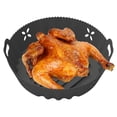 thumbnail image 4 of YAOMOBB Cake Mold Easy to Clean Baking Pan Non Stick Silicone Multifunction Portable Frying Pot Liner Roasting Tray Kitchen Gadget Roasting Tray, 4 of 6