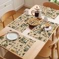 thumbnail image 5 of Cartoon Tractor Placemats Set of 4 Cute Digger Shovel Truck Car Khaki Place Mats Indoor Wipeable Table Mats Washable Cloth Dining Table Placemats for Kitchen Holiday Party Home Decor 13x19 Inch, 5 of 9