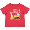 thumbnail image 3 of Inktastic One and Digging It Bulldozer 1st Birthday Boys or Girls Baby T-Shirt, 3 of 5