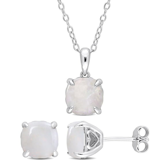 Everly Women's Opal Sterling Silver Earrings