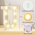 thumbnail image 2 of Letras luminosas LED IFDGCTK I Love U, a pilas, 2 of 6