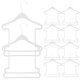 thumbnail image 1 of Perchas de Plástico XCF para Ropa de Bebés 10 Piezas, 1 of 2