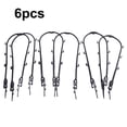 thumbnail image 1 of 6PCS Plant Climbing Frame Garden Trellis Plastic Durable Tomatoes Natural U-Hoop, 1 of 11