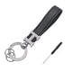 thumbnail image 1 of Llavero de cuero para coche, llavero universal brillante, llavero para coche con diamantes de imitación brillantes, llavero universal para llave de coche, con hebilla D antipérdida, 2 mini, 1 of 5