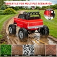 thumbnail image 6 of Chevrolet Cheyenne 24 Volt Ride on Toys with Remote, Ride on Truck for Big Kids 3-8 Years, Wisairt Power Car Wheels with 2 Seater, Red, 6 of 13