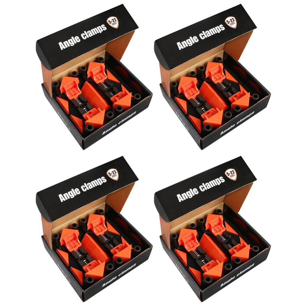1/4 Pcs 90 Degree Right Angle Clamp Fixing Clips Picture Frame Corner Clamp Woodworking Hand Tool Angle Clamps Pipe Clamp 4pc 