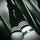 thumbnail image 4 of Qarigey Mujeres Sexy elástico cuero pierna anillo liguero Punk corazón remache muslo anillo Punk Goth cuero arnés ajustable Ropa, zapatos y accesorios Miscelánea negro 30-50cm Qarigey AP00216-01B, 4 of 6