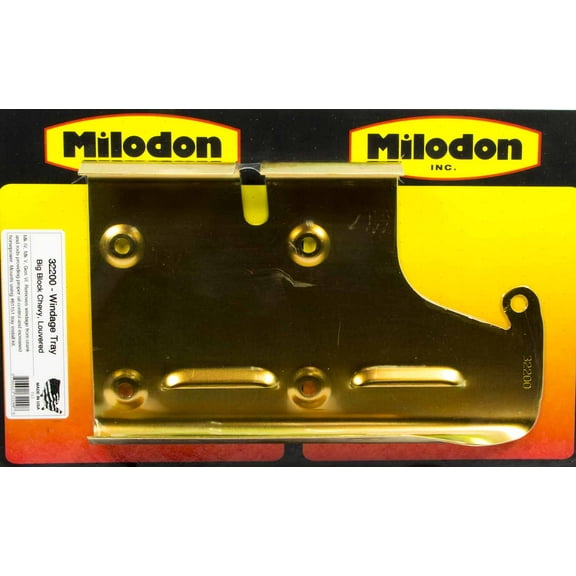 Milodon 32200 MLD32200 WINDAGE TRAY BBC LOUVERED