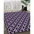thumbnail image 2 of Ahgly Company Indoor Rectangle Patterned Deep Purple Area Rugs, 4' x 6', 2 of 6