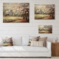 thumbnail image 4 of Designart "Dogwood Beauty at the Farm in White and Grey III" Landscapes Print on Natural Pine Wood, 4 of 5