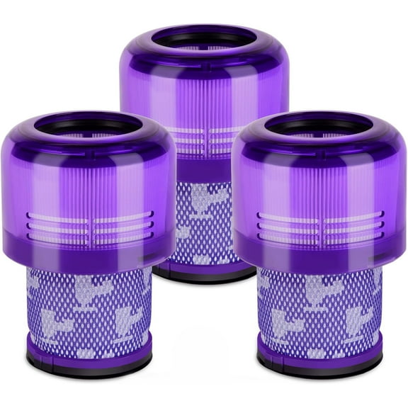 3 Pack V15 Filter Replacement for Dyso.n V15 Detect V11 Animal V11 Torque Drive Cordless Vacuum, Compare to Part # 970013-02
