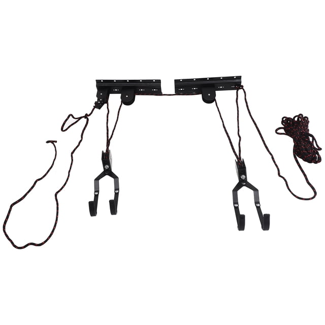 CHICHUMID Bike Wall Storage Rack With Space Saving Bike Hangers Black 1Set