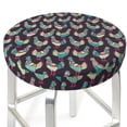 thumbnail image 3 of Gukieu Bohemian Chicken Print Round Chair Cover, Dust-proof and Non-slip Bar Chair Protective Cover, Suitable for Bars, Restaurants, Offices-12 inch, 3 of 7