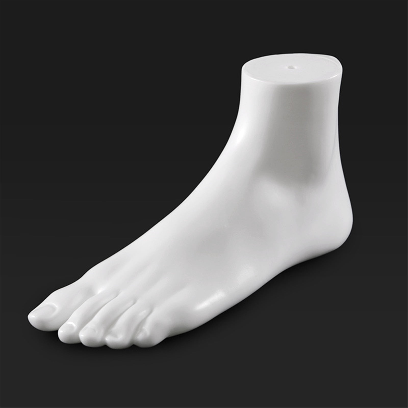 Pack of 2 Professional PVC Foot Mannequin Shoe Exhibition Foot Model for Footwear Presentation Academic Demonstration