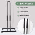 thumbnail image 5 of 2X Bike Stand Bicycle Floor Parking Rack Storage Stand with Sponge Pad Black Bike Holder Bicycle Accessories, 5 of 8