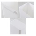 thumbnail image 3 of Bathroom Trash Can, 4.5 Gallon Bathroom Garbage Can, Waste Basket for Office, Under Desk, Bedroom, Rv, 3 Pack, White, 3 of 7
